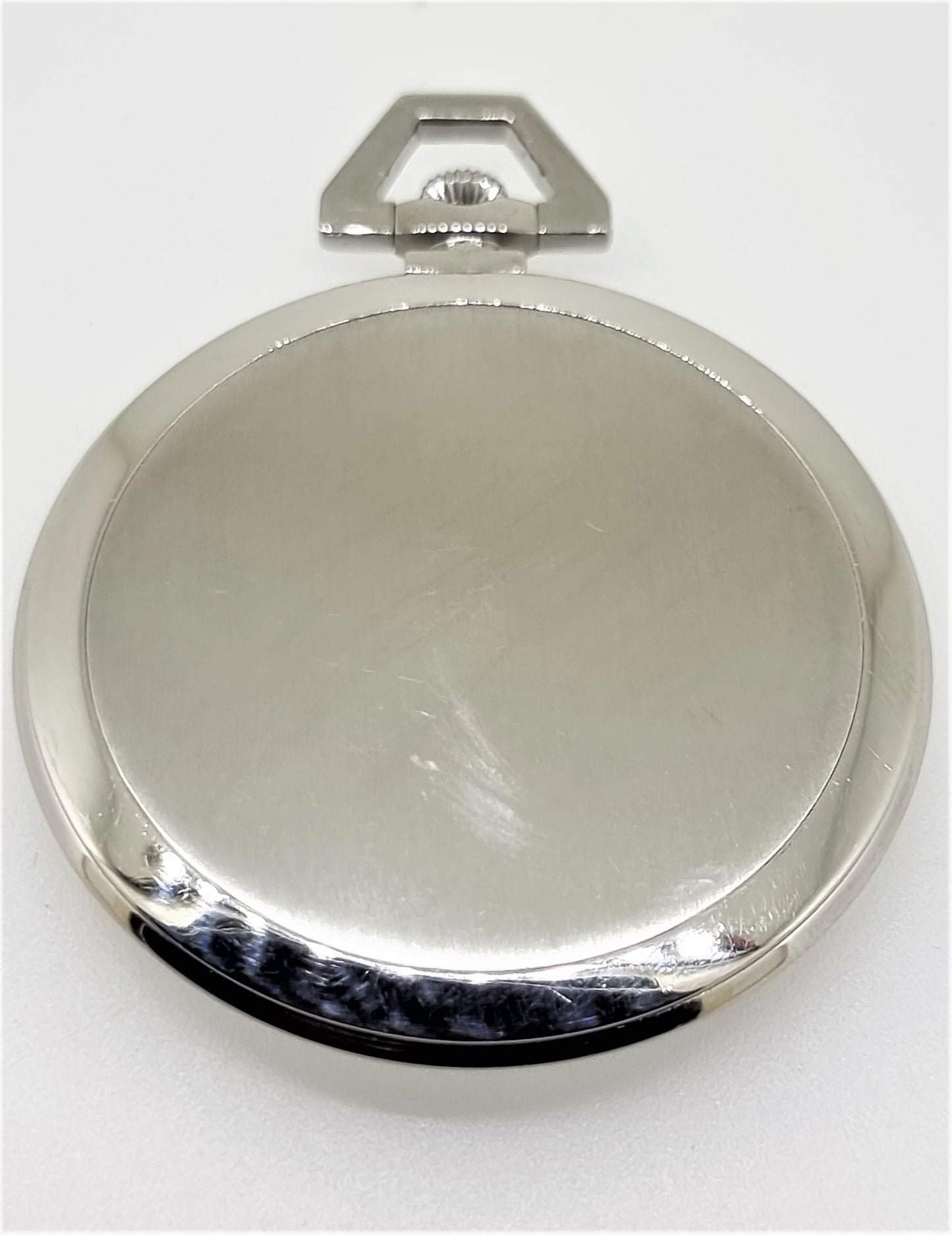 Haas Jump Hour Pocket Watch, platinum case