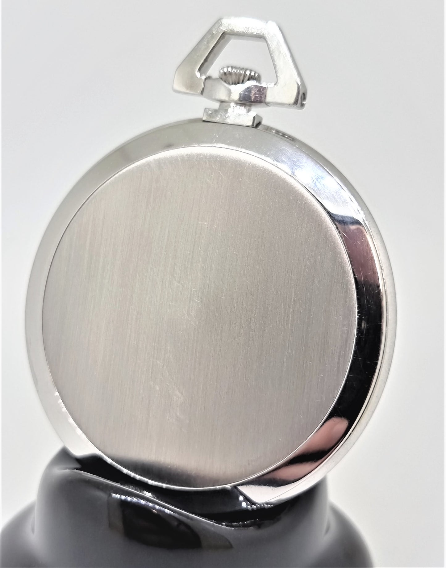 Haas Jump Hour Pocket Watch, platinum case