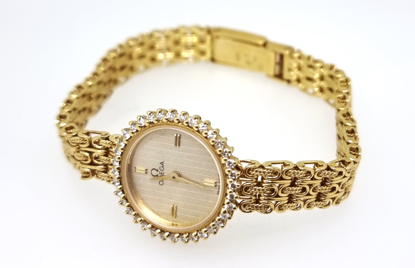 Omega 18ct gold cocktail watch